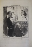 Un Parisien resté fidèle au culte de la tragédie. by Honoré Daumier
