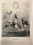 Les nouveaux Icares. by Honoré Daumier