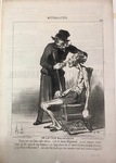 UN LUTTEUR MALHEUREUX by Honoré Daumier
