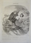 Un léger coup de vent. by Honoré Daumier