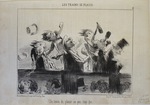 Un train de plaisir un peu trop gai. by Honoré Daumier
