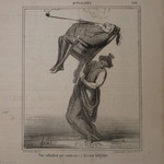 Une situation qui commence à devenir fatigante by Honoré Daumier