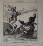 C'est à qui fera ses offres de service. by Honoré Daumier