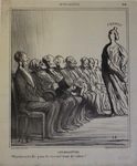 LES BALLOTTÉS. M'invitera-t-elle pour le second tour de valse? by Honoré Daumier
