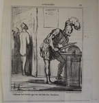 Utilisant les loisirs que lui ont faits les élections. by Honoré Daumier