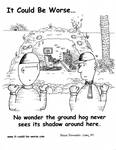 No wonder the ground hog never sees its shadow around here. by Steve Edwards