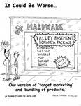 Our version of 'target marketing' and 'bundling of products.' by Steve Edwards