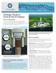 Geologic Study in Central North Dakota by University of North Dakota. Energy and Environmental Research Center