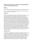 Effects of NOx and α-FE2O3 on Mercury Transformations in a 7-kW Coal Combustion System by Kevin C. Galbreath, Christopher J. Zygarlicke, Donald L. Toman, and Richard L. Schulz