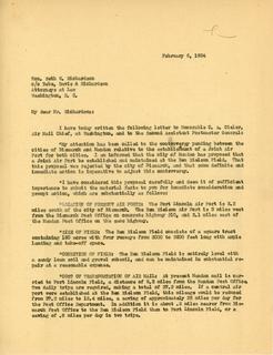Letter from Governor Langer to Seth Richardson Regarding Bismarck Airport, 1934