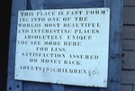 Sign "This Place" by James Smith Pierce