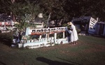 Mary Tillman Smith Working on Garden Lineup Painting