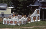 Wall Sculptures and House by James Smith Pierce