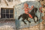 Mural Detail, Man on Horseback by James Smith Pierce