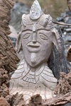 Face Sculpture Closeup by James Smith Pierce