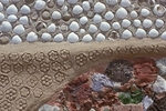 Shell Wall, Flower Imprint by James Smith Pierce