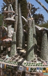 Cactus-Like Statues, View Toward Wall