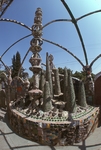 Cactus Like Statues, Pillar, and Arches