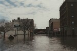 "Grand Forks Flood Evacuations Downtown."