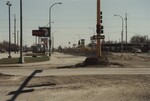 "Post Grand Forks Flood. Looking S. on S. Washington from Demers"