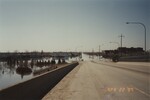 "Grand Forks Flood Evacuation. Looking S. on Columbia from the Overpass" by Jacob Dvorak