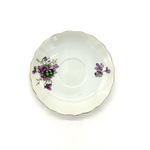 Small Floral Saucer by Maker Unknown