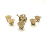 Tea Set with Teapot and Five Cups by Maker Unknown