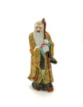 Chinese Porcelain Figure of Shou Lao by Artist Unknown