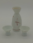 Japanese Porcelain Sake Set by Artist Unknown
