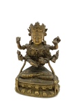 SIno-Tibetan Gilt-Bronze Bodhisattva by Artist Unknown