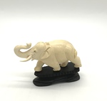 Small Chinese Ivory Elephant by Artist Unknown