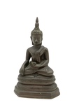 Thai Bronze Figure of Buddha by Artist Unknown