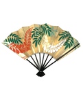 Painted Japanese Fan by Maker Unknown
