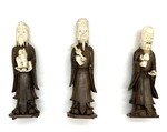 Set of 3 Taoist Gods of Good Fortune by Maker Unknown