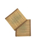 Woven Wooden Coasters by Maker Unknown