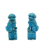 Set of Blue Shisa by Maker Unknown