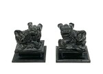 Set of Soapstone Shishi by Maker Unknown