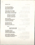 "Double Lives," Song Lyrics, undated by Bill Gessner