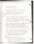"Cedar Waxwing," Song Lyrics, undated by Bill Gessner