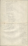 "Beaker's Bridge and Bullheads," Song Lyrics, undated by Bill Gessner