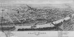 "Birds' Eye View of Grand Forks, Dakota. 1880" by D. Bremer and Co.