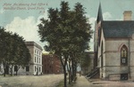 "Alpha Av. Showing Post Office & Methodist Church, Grand Forks, N.D."