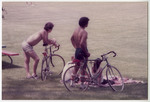 Two Shirtless Bicyclist, "Summerthing '83" on June 25, 1983