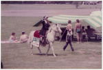 Man Riding Horse at "Summerthing '83" in Riverside Park, June 25, 1983