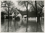 House at 1621 Riverside in 1965 Flood by Colburn Hvidston III