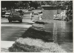 Floodwater near Belmont Road in July 1975