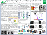 Experimental Investigation of Levitated Microdroplets for Understanding Chain Crystal Aggregates Observed in Atmospheric Clouds