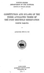Constitution and Bylaws of the Three Affiliated Tribes of the Fort Berthold Reservation, North Dakota by George W. Grinnell, Arthur Mandan, and Peter H. Beauchamp