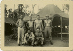 Six Soldiers from the 164th Infantry in Camp