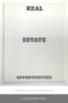 Real Estate Opportunities by Edward Ruscha